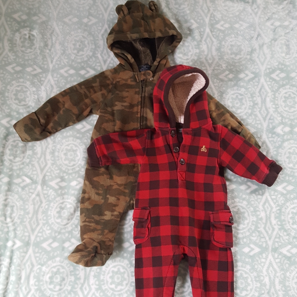3-6 Months GAP & Fadded Glory Winter Suits
